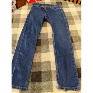 Levis 511 Slim Fit Jeans Mens 30x30 Dark Indigo Blue WaterLess Denim Pants